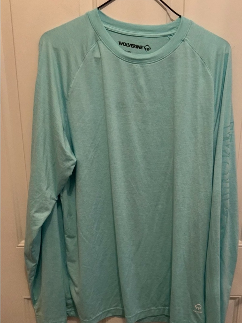 Wolverine Long Sleeve Crewneck Shirt - Aqua